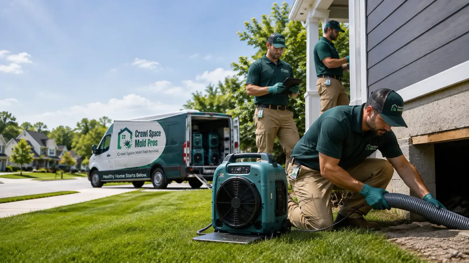 Crawl Space Mold Removal in Casey, IA